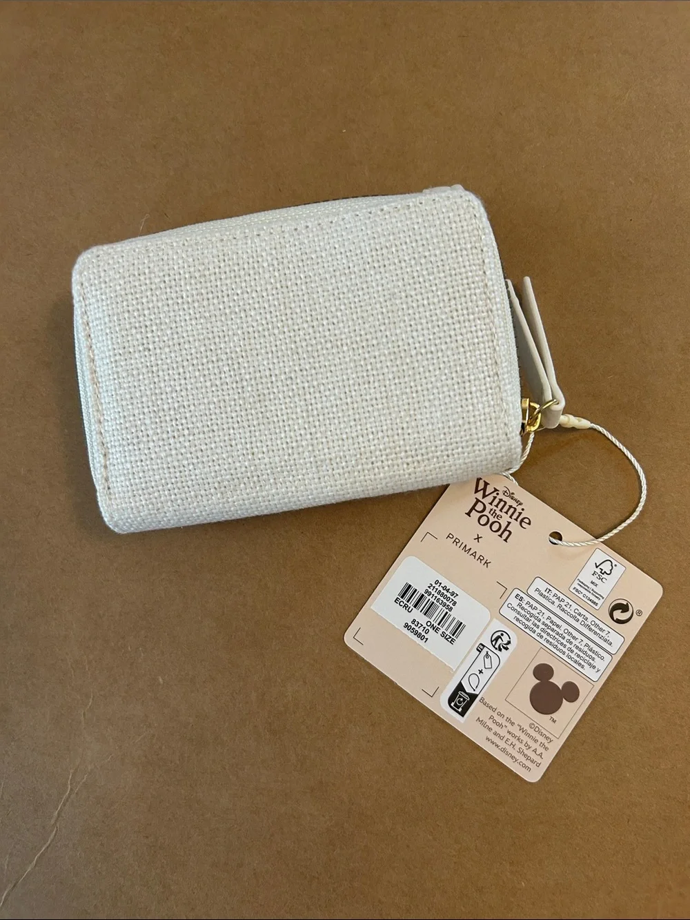 Winnie the Pooh Bear Embroidery Wallet Primark - Picture 4 of 8